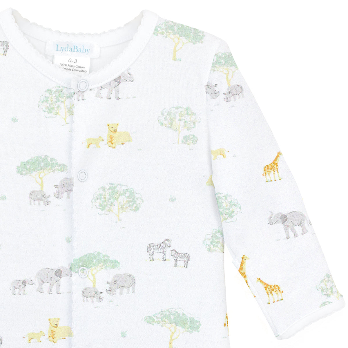 Safari Life Printed Footie | Baby Unisex