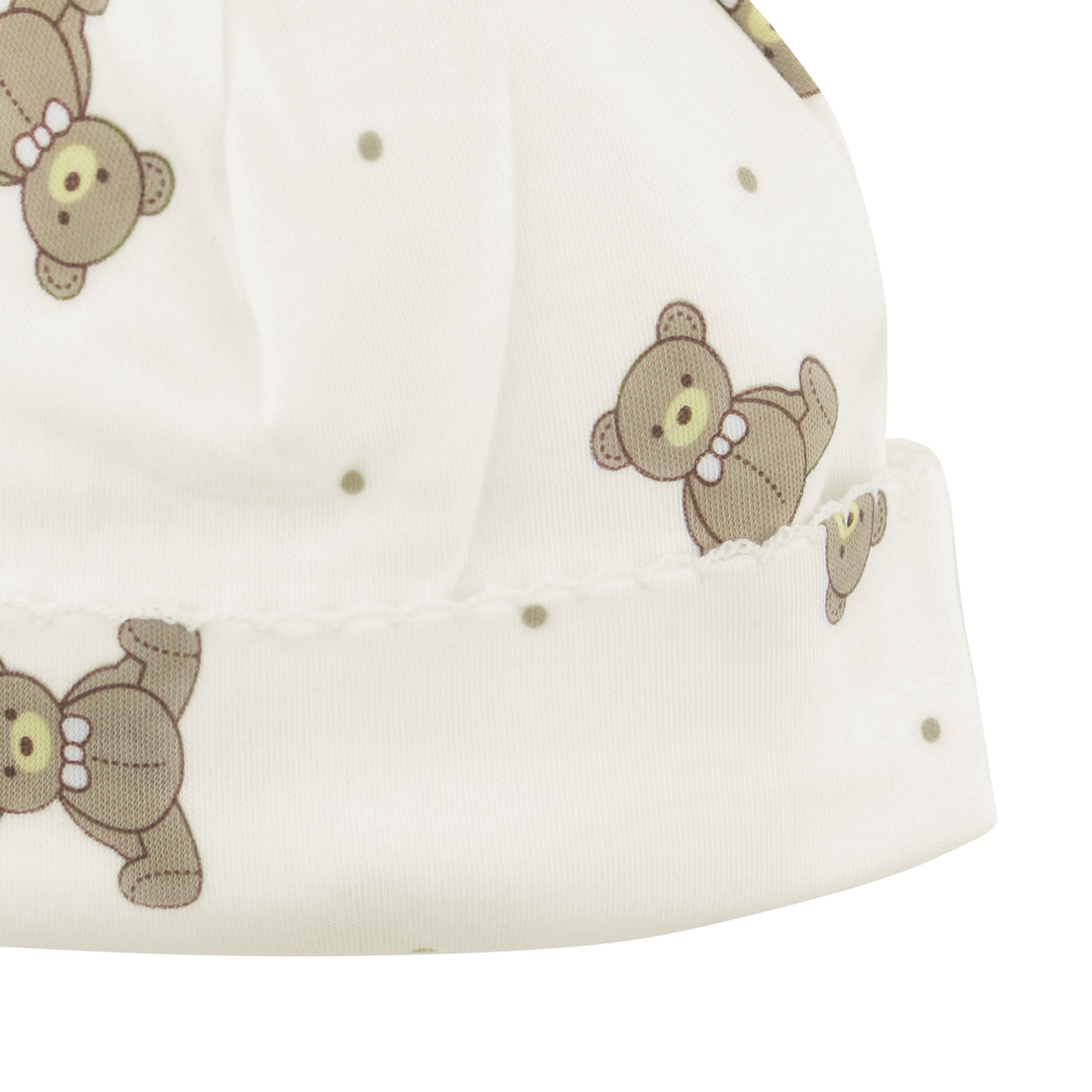 Teddy Bear Printed Hat | Baby Unisex