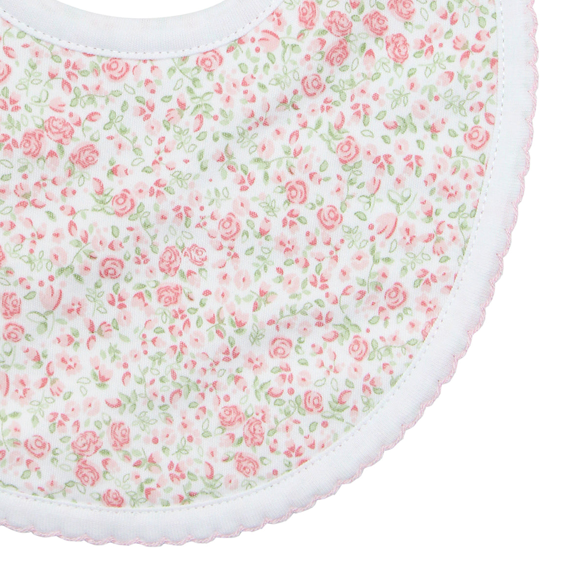 Roses Garden Printed Bib | Baby Girl