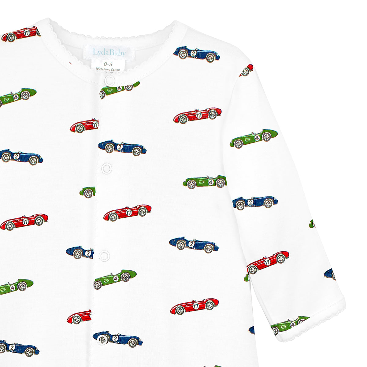 Vintage Racing Cars Printed Converter | Baby Boy