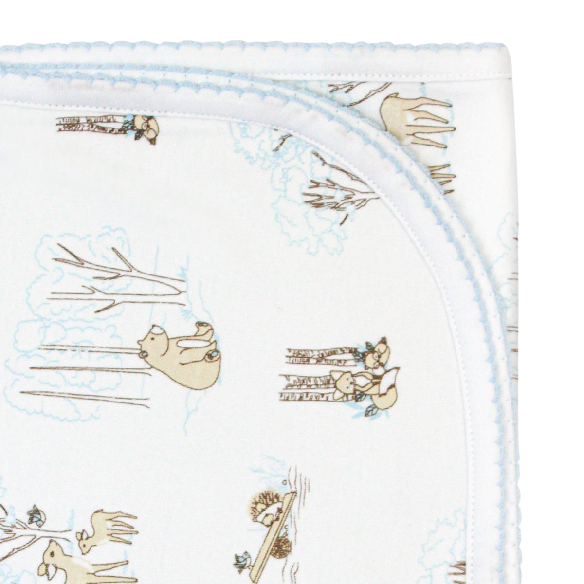 Forest Friends Printed Blanket | Baby Boy
