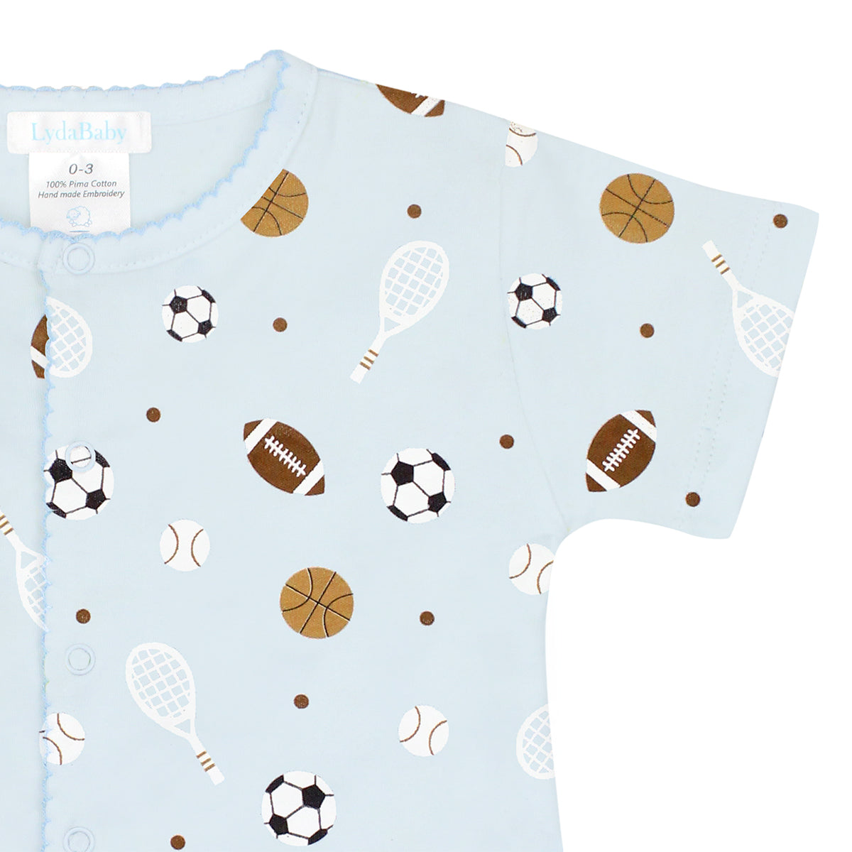 All Star Sports Printed Romper | Baby Boy
