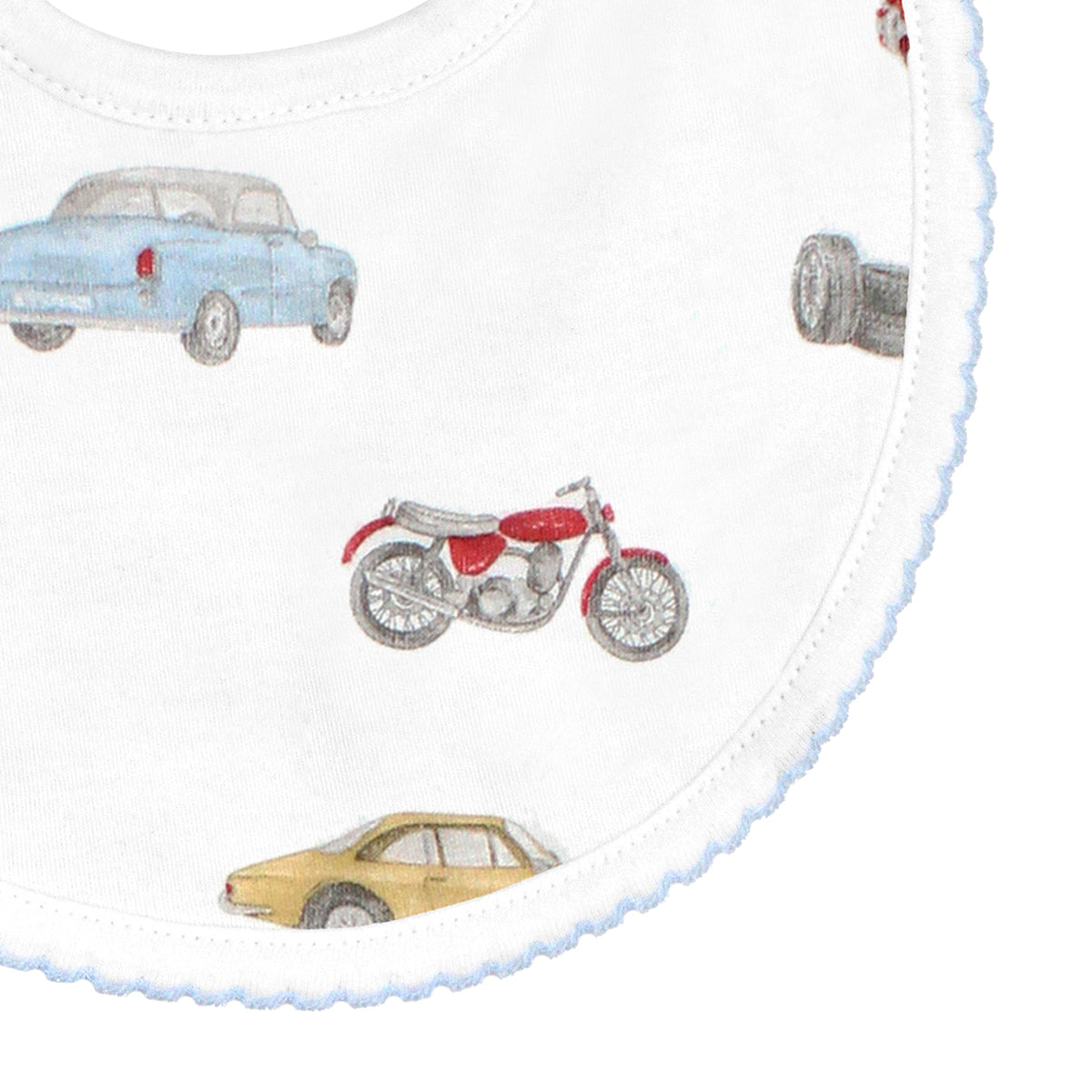 Motor Lover Printed Bib | Baby Boy