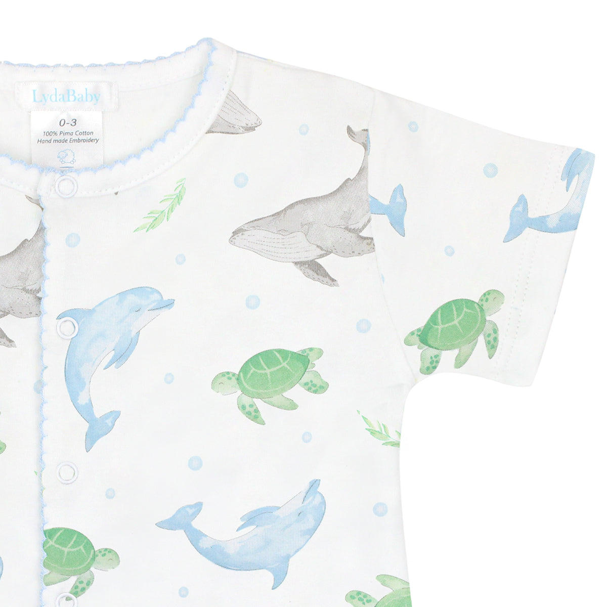 Ocean Friends Printed Romper | Baby Boy