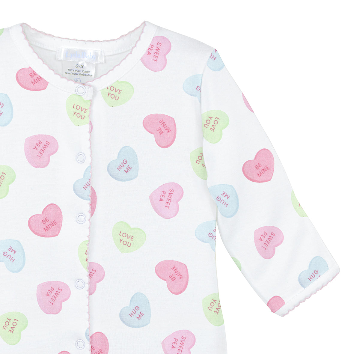 Sweet Candies Printed Footie | Baby Girl