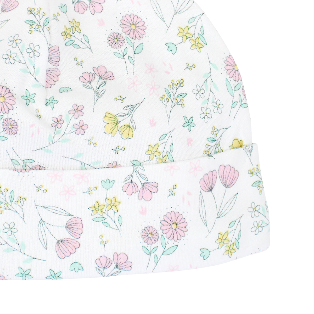 Spring Blossoms Printed Hat | Baby Girl