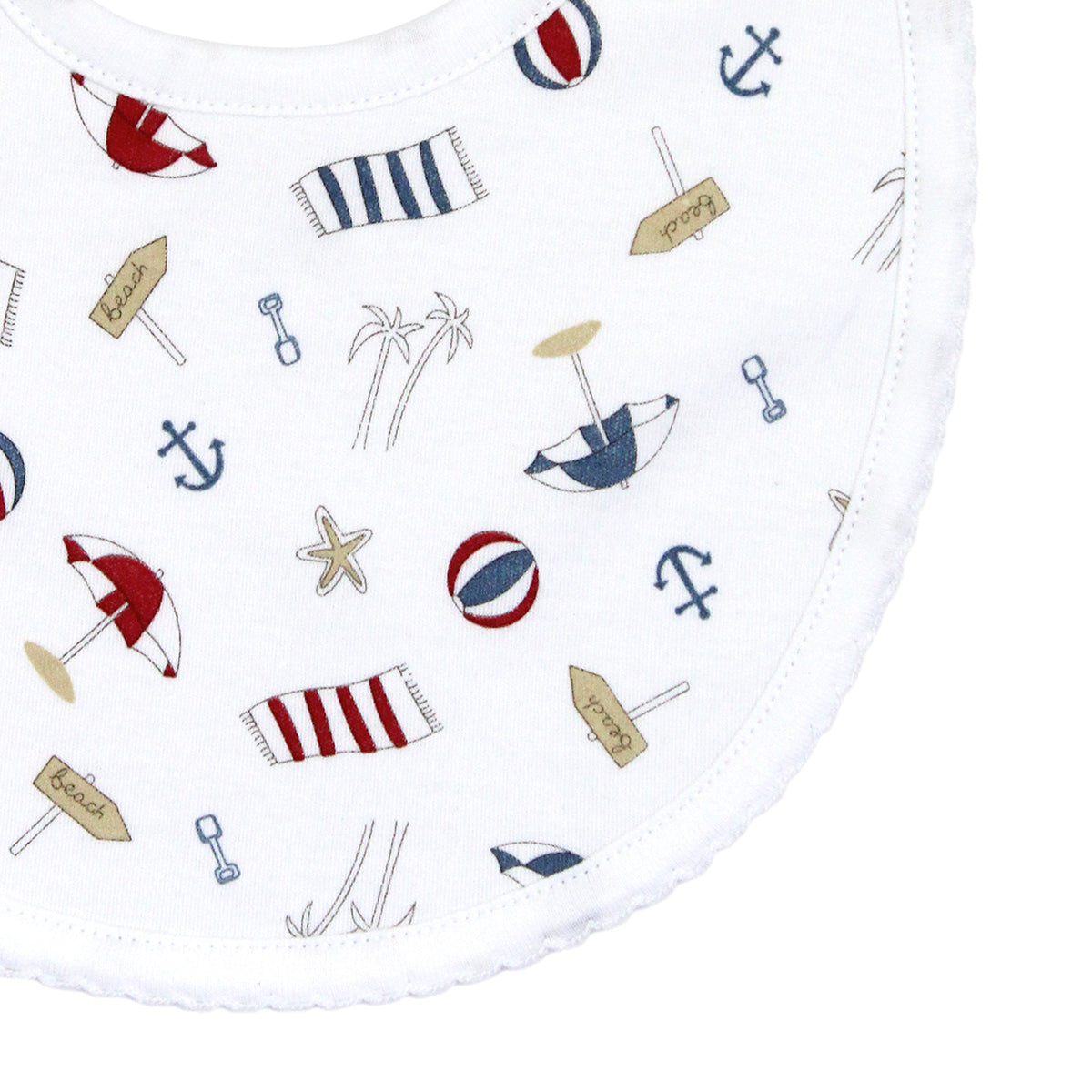 Ready for the Summer Printed Bib | Baby Boy