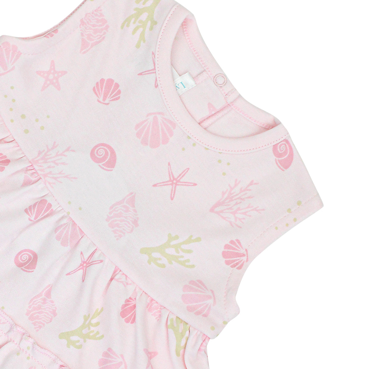 Seashells Printed Dress | Baby Girl
