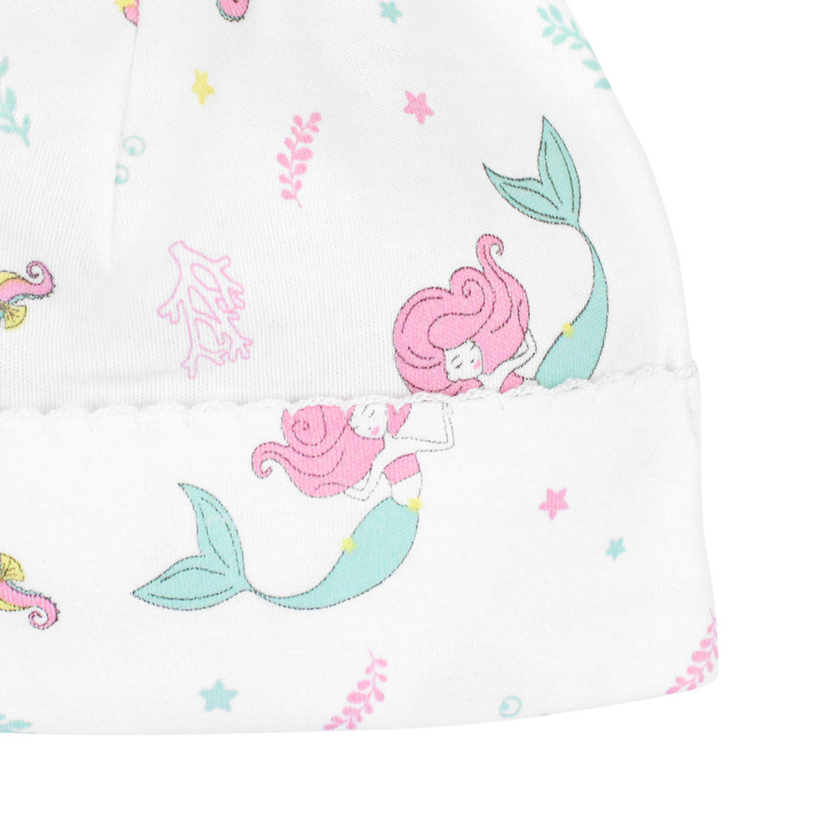 Little Mermaids Printed Hat | Baby Girl