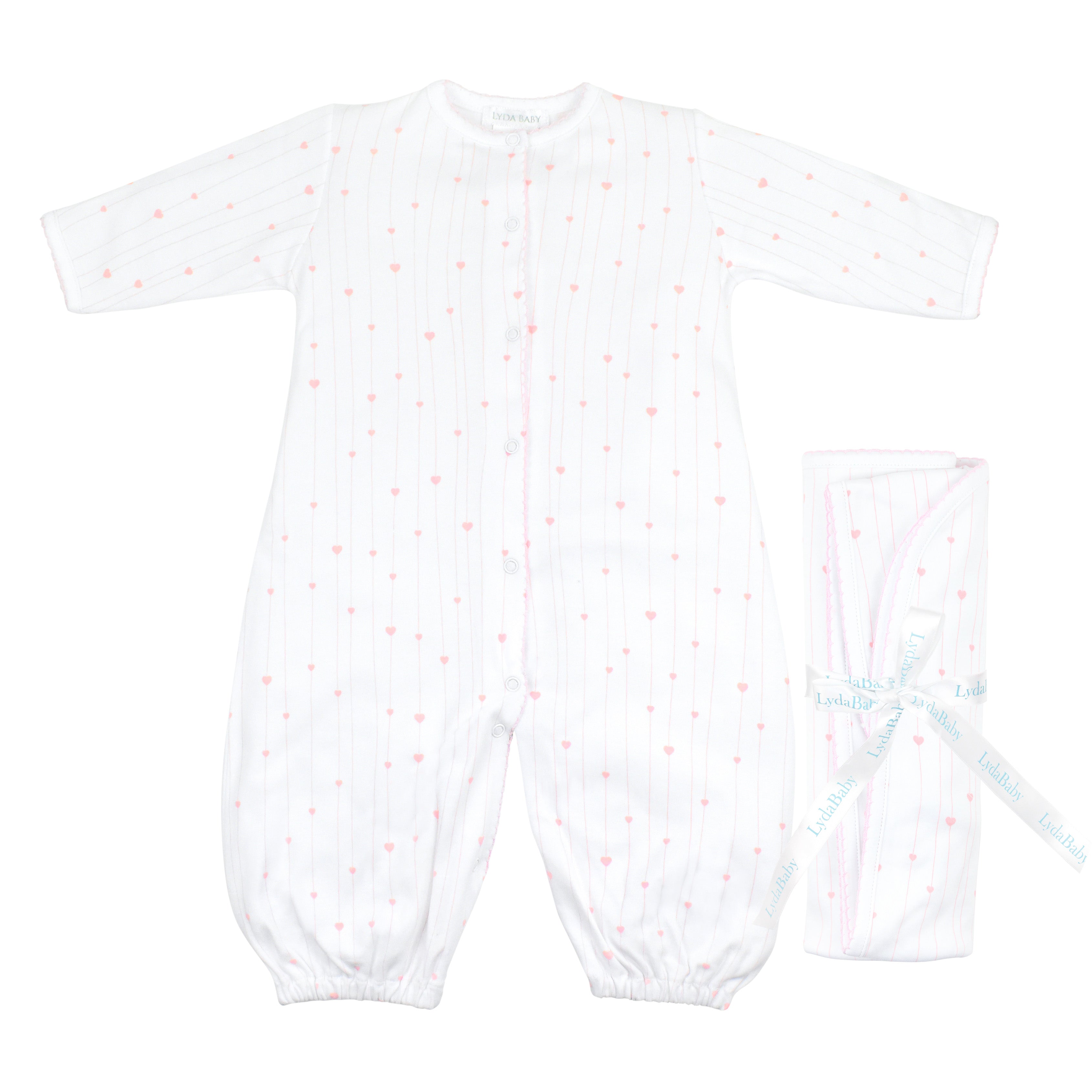 Little Hearts Printed Set 2 Pieces | Baby Girl