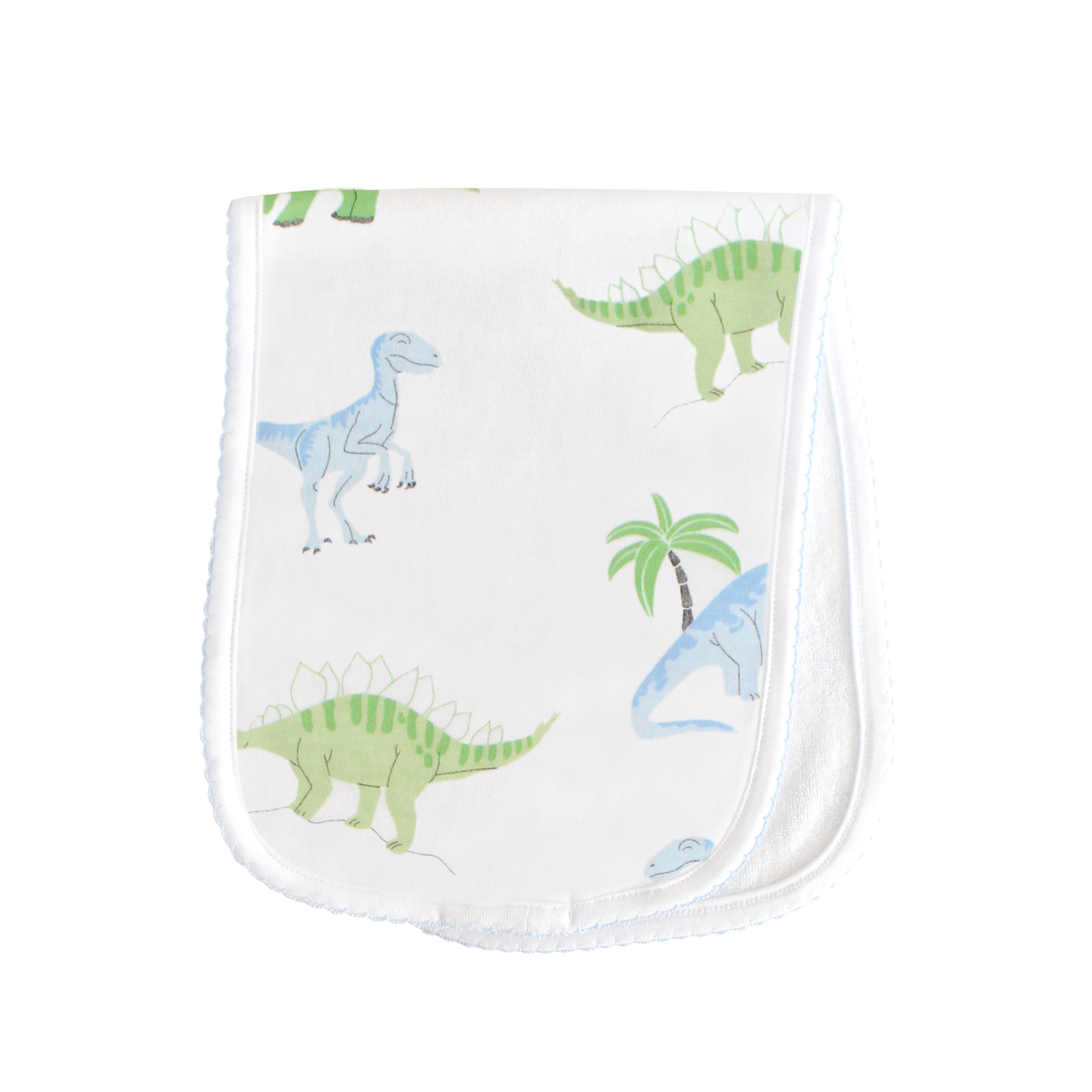 Adorable baby boy burpie with cheerful dino prints, made from high-quality Peruvian Pima cotton — soft, absorbent, and perfect for daily use.