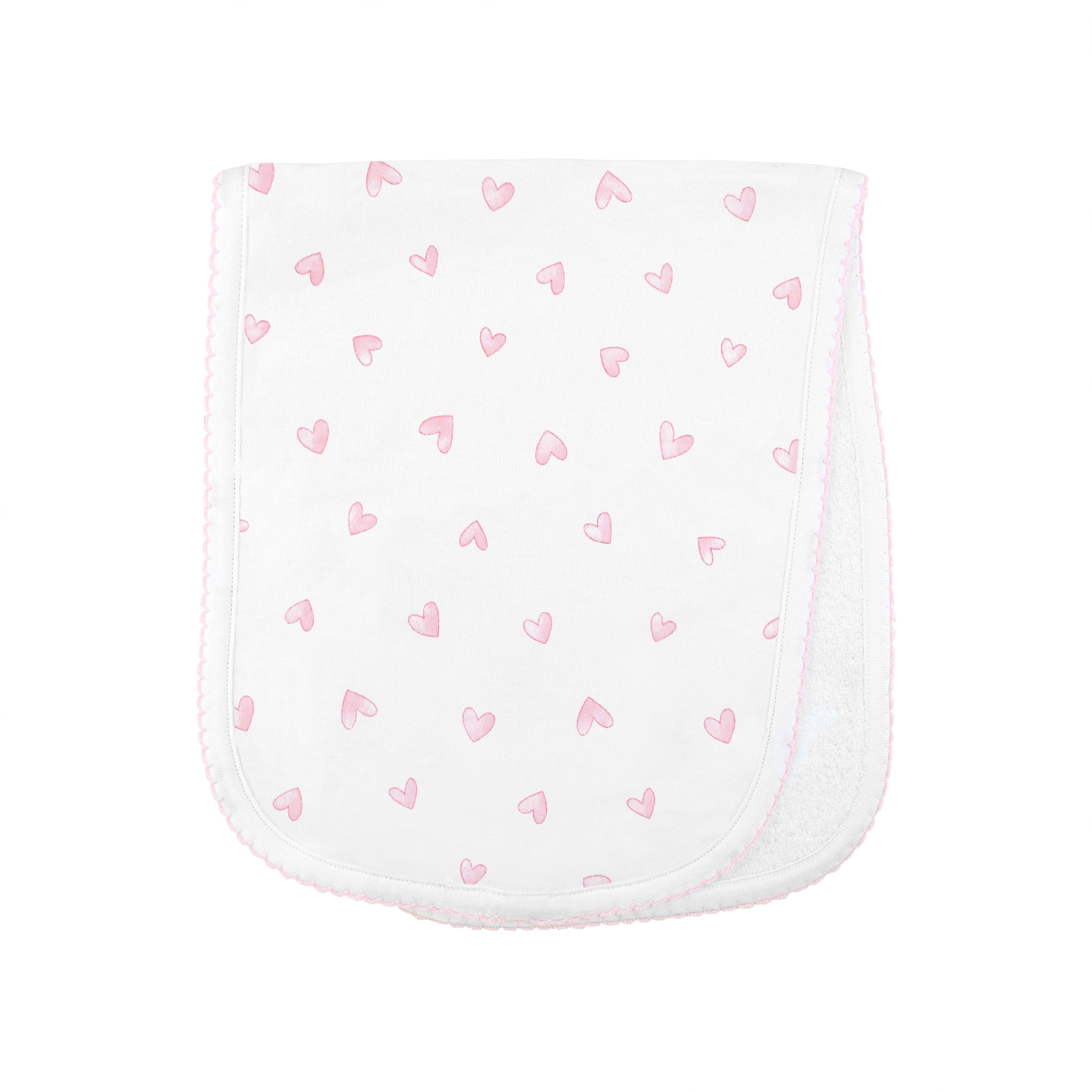Festive baby girl burpie with joyful heart prints, made of ultra-soft Peruvian Pima cotton — gentle, durable, and stylish.