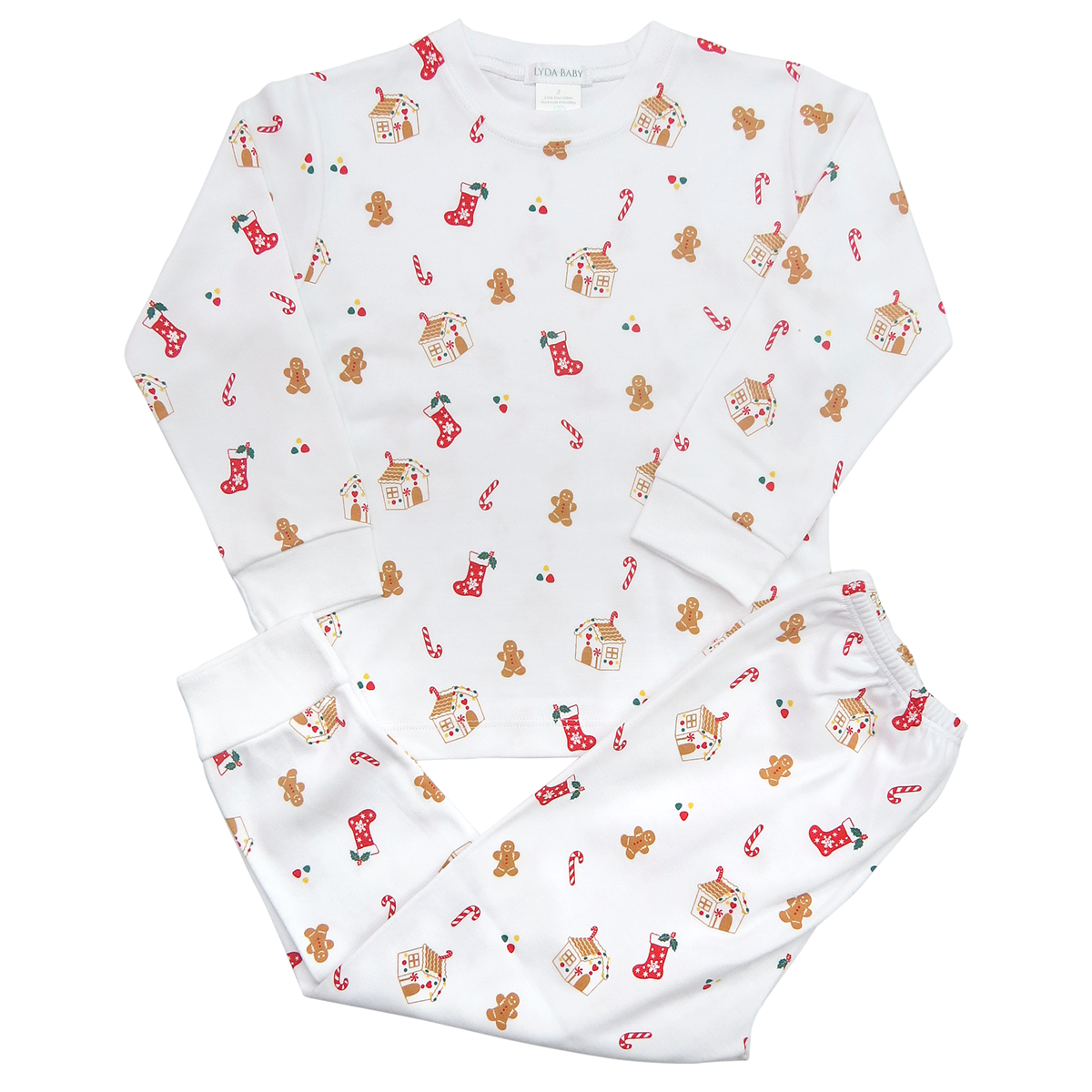 Gingerbread House Printed Pajamas | Unisex