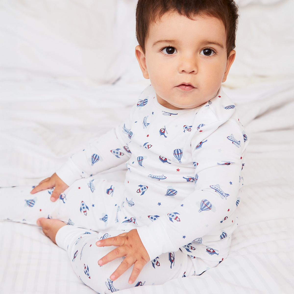 Air Transports Printed Pajama | Baby Boy
