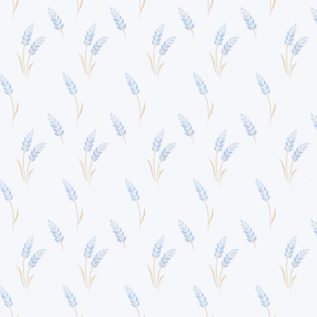 Wheat Spikes Printed Zipper Footie  |  Baby Unisex