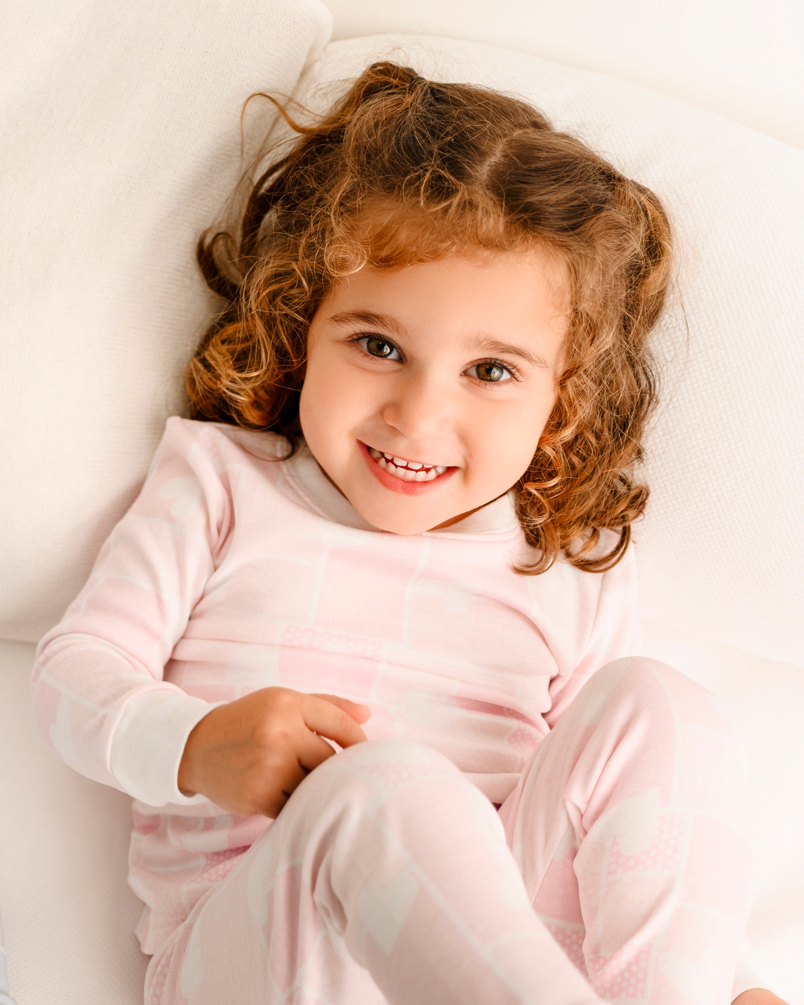 Hearts Patch Printed Pajama | Girl