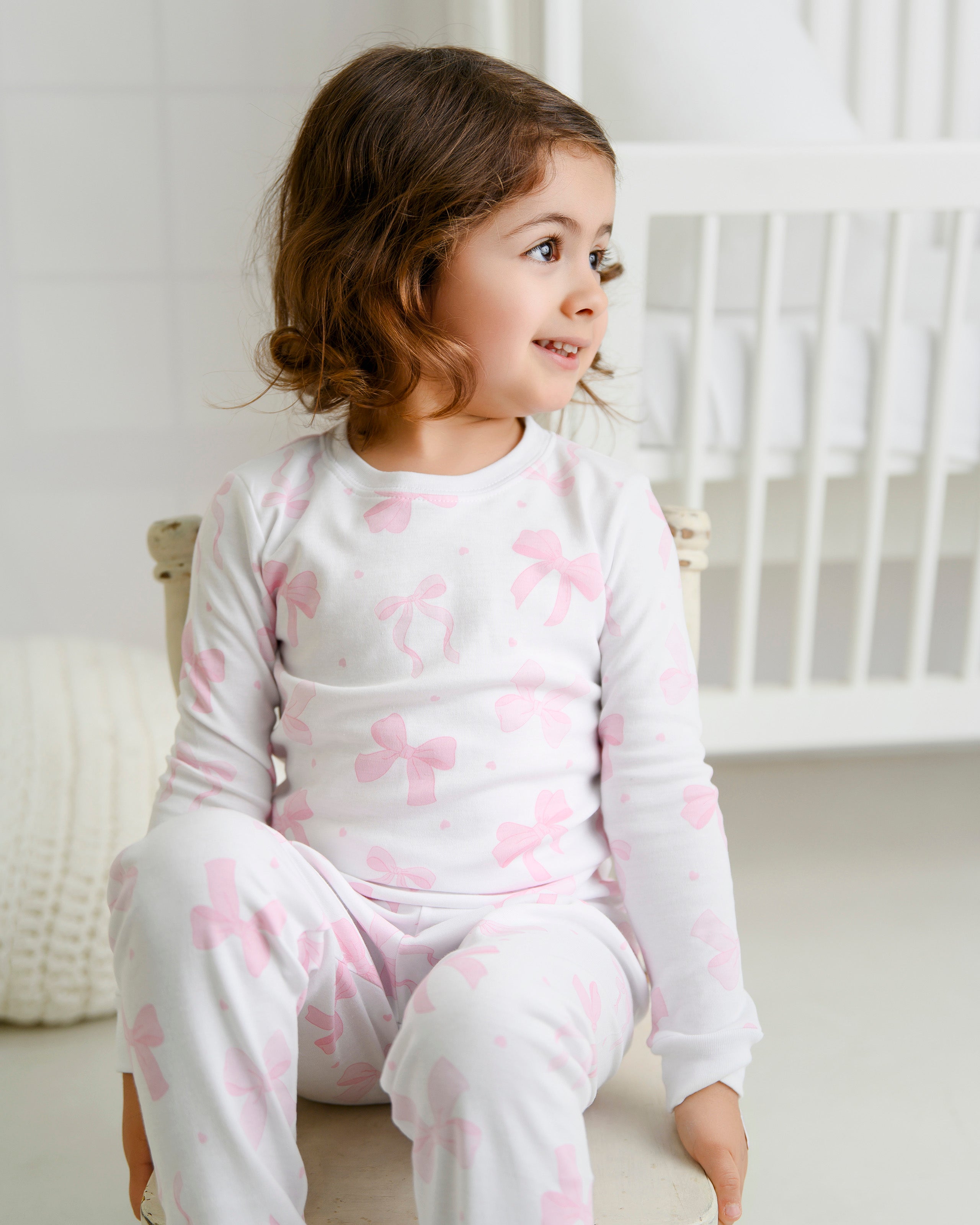 Lovely Bows Printed Pajama | Girl