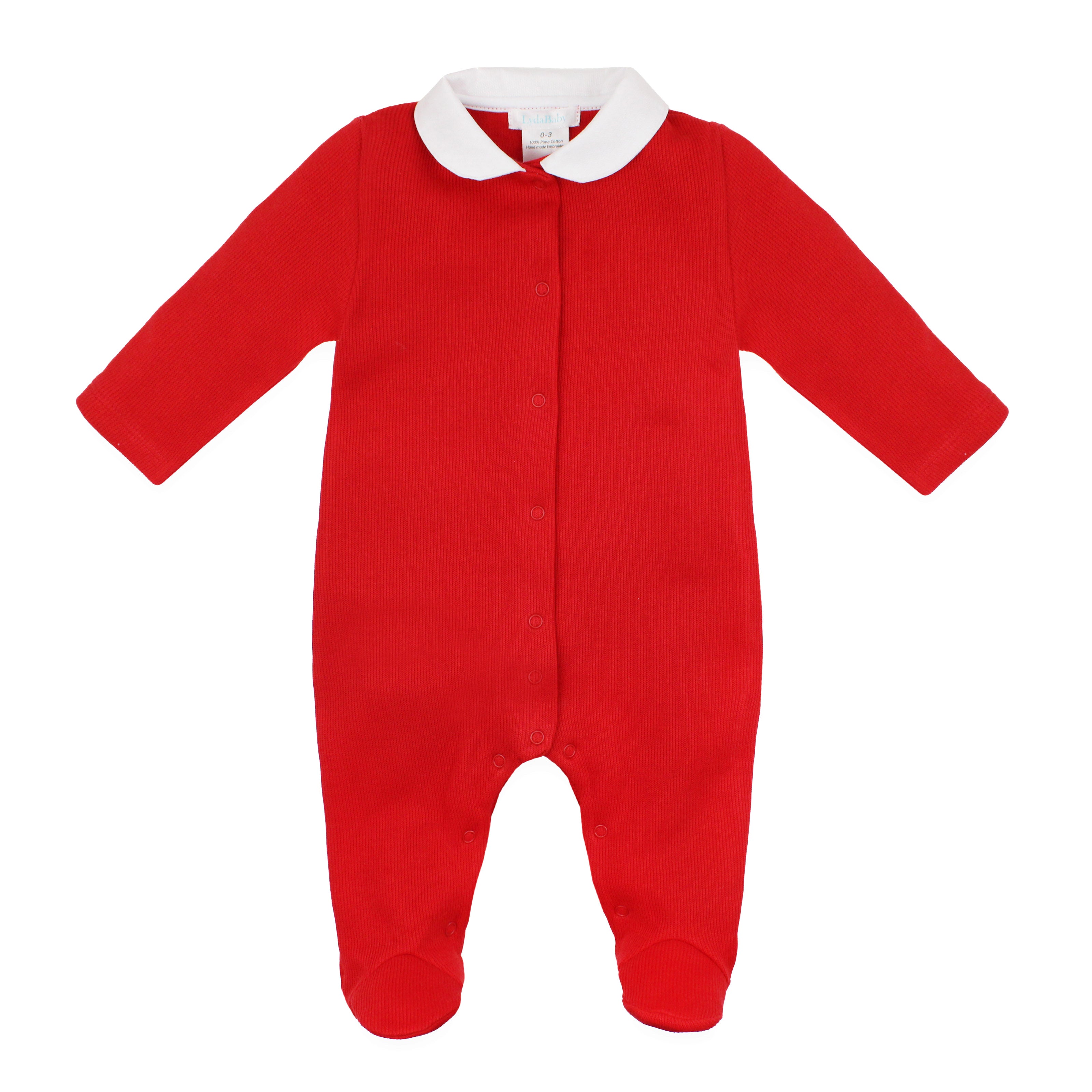 English Knit Footie | Baby Girl