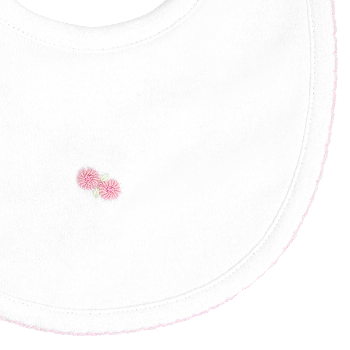 Summer of Love 2 Embroidery Bib | Baby Girl