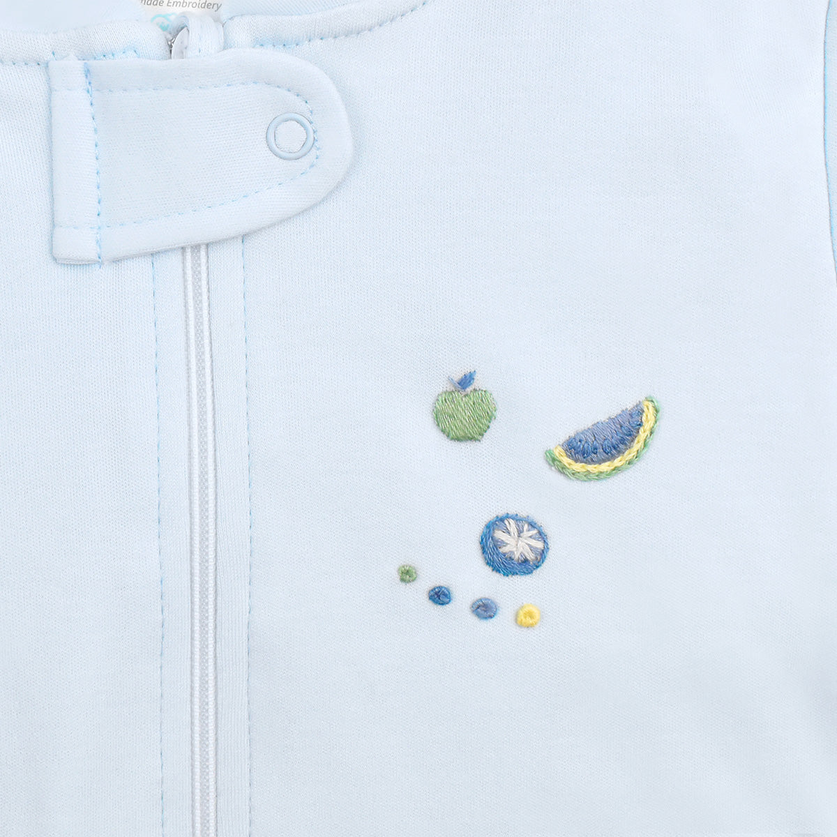 Summer Fruits Embroidery Set 2 Pieces | Baby Boy