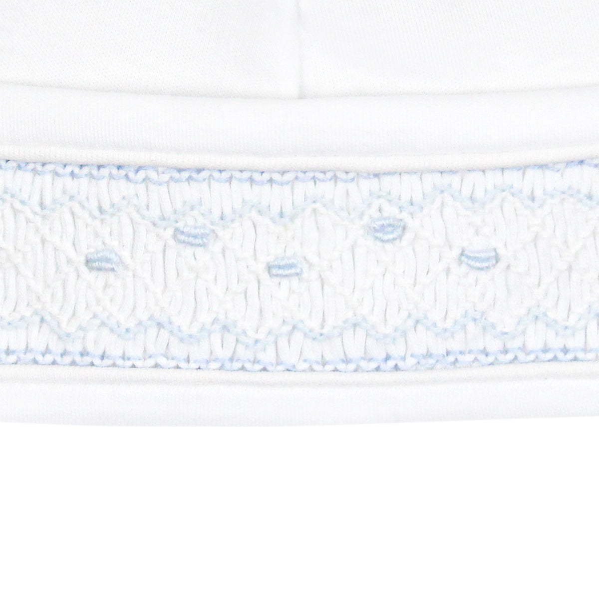 Smock Light Blue Seeds Embroidery Hat | Baby Boy