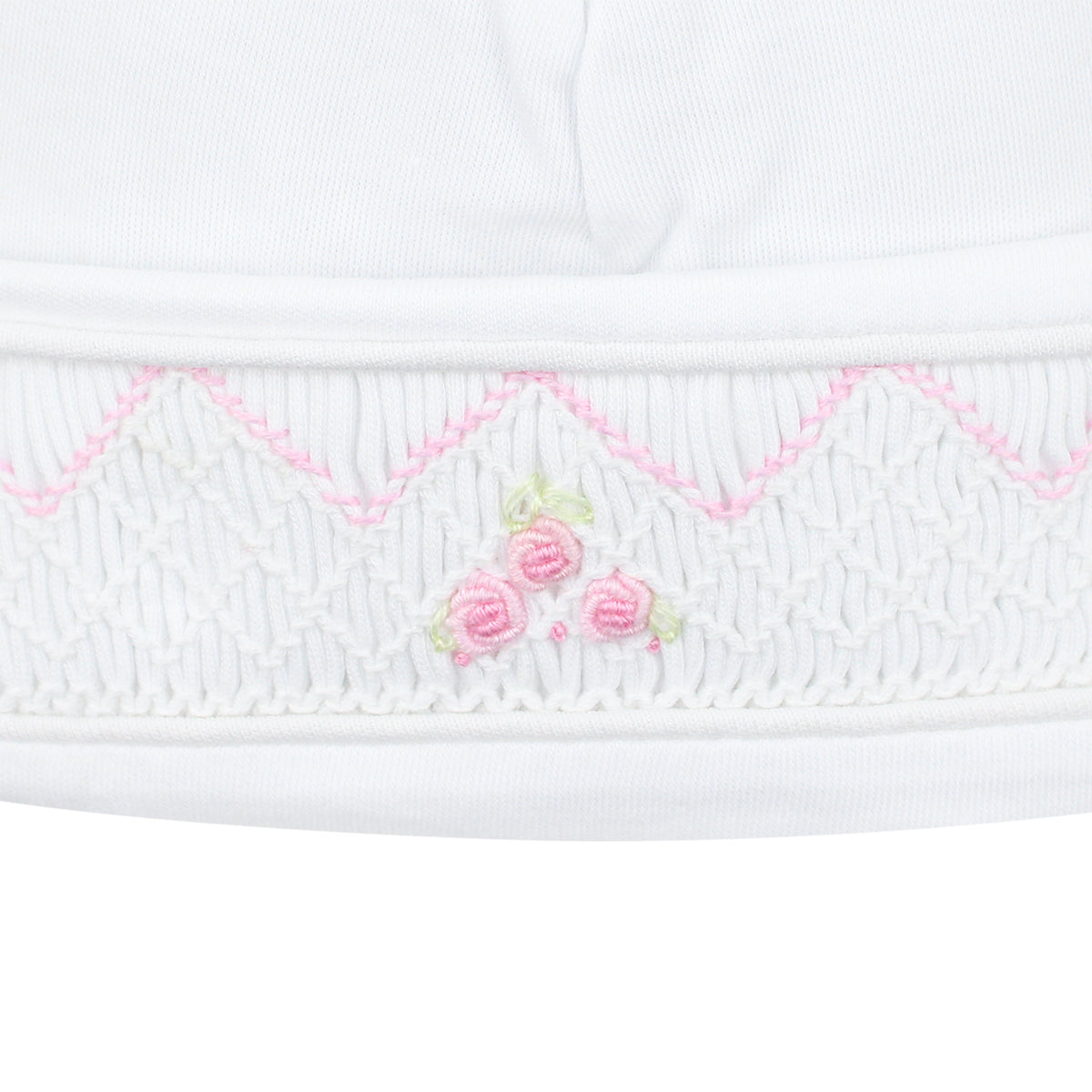 Smock Roses Embroidery Hat | Baby Girl