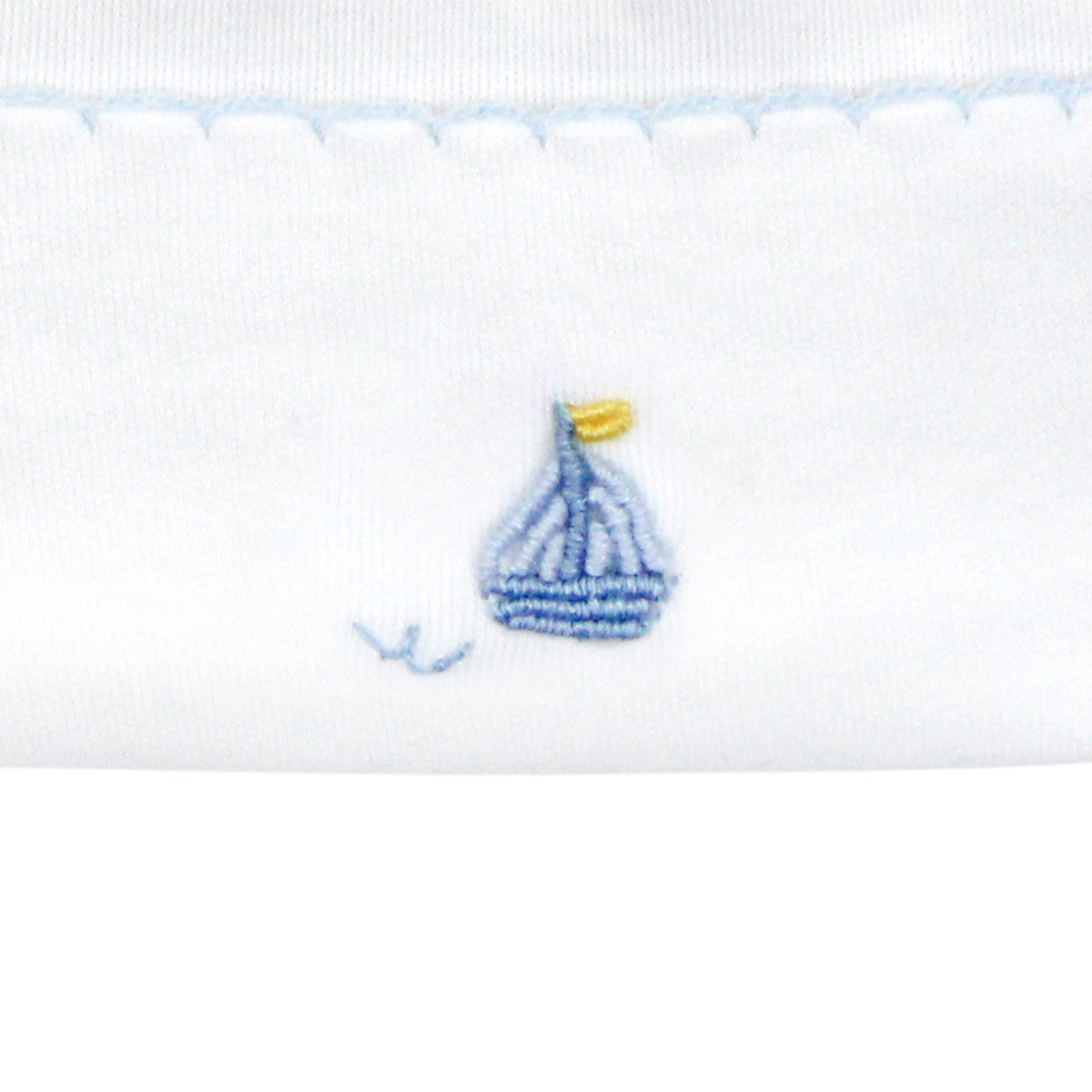 Graceful Sailboats Embroidery Hat | Baby Boy