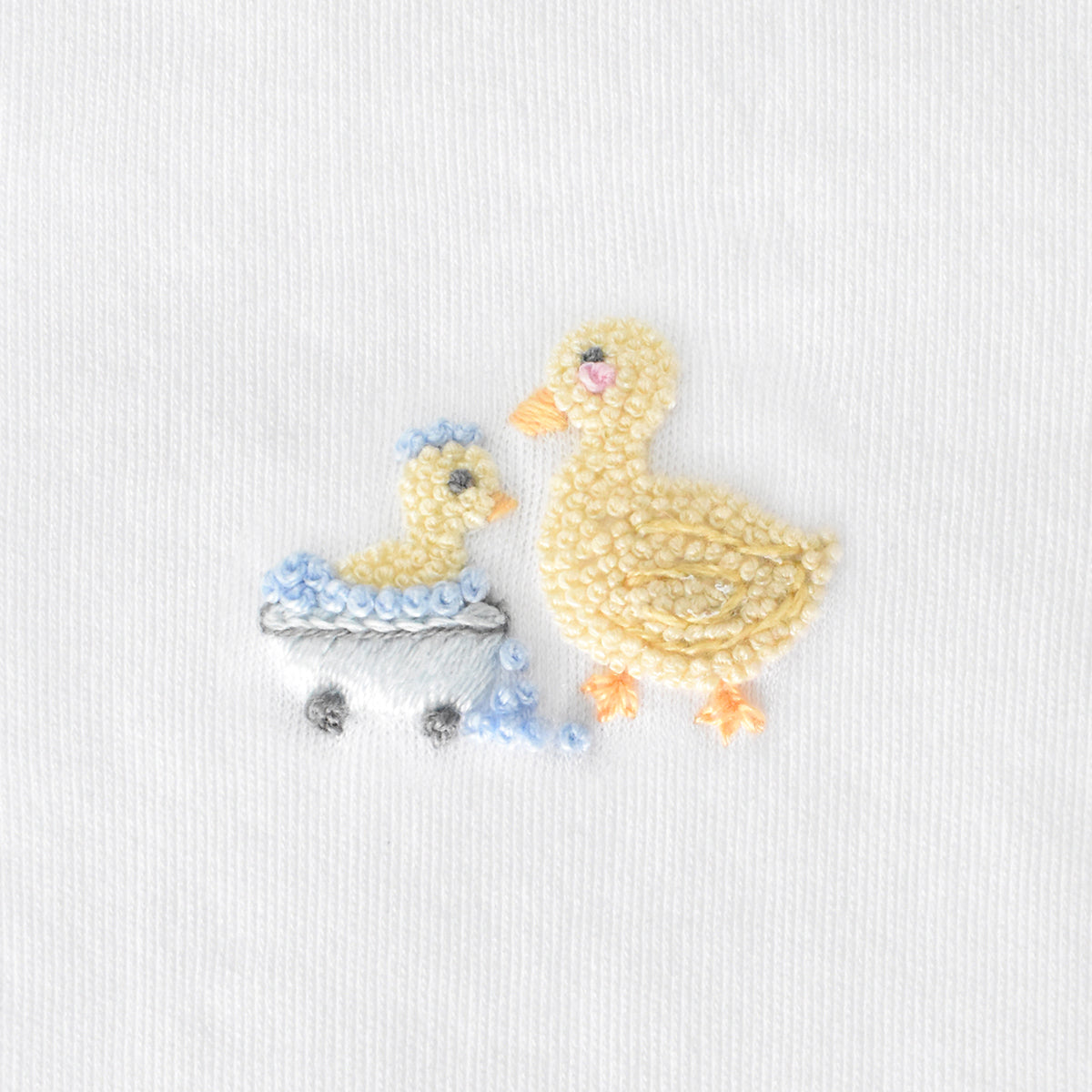 Bath Time Embroidery Footie | Baby Unisex