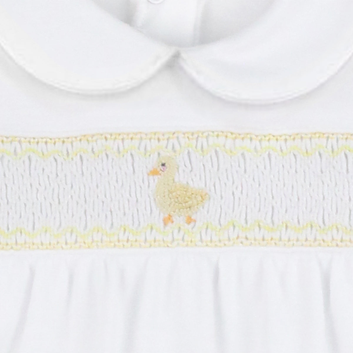 Bath Time Smock Embroidery Footie | Baby Unisex