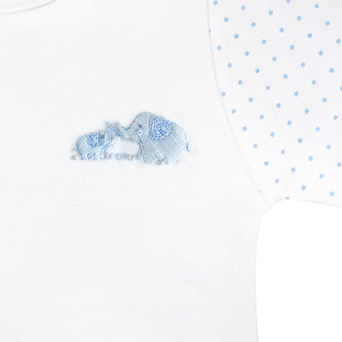 Mama and Baby Embroidery and Printed Footie | Baby Boy