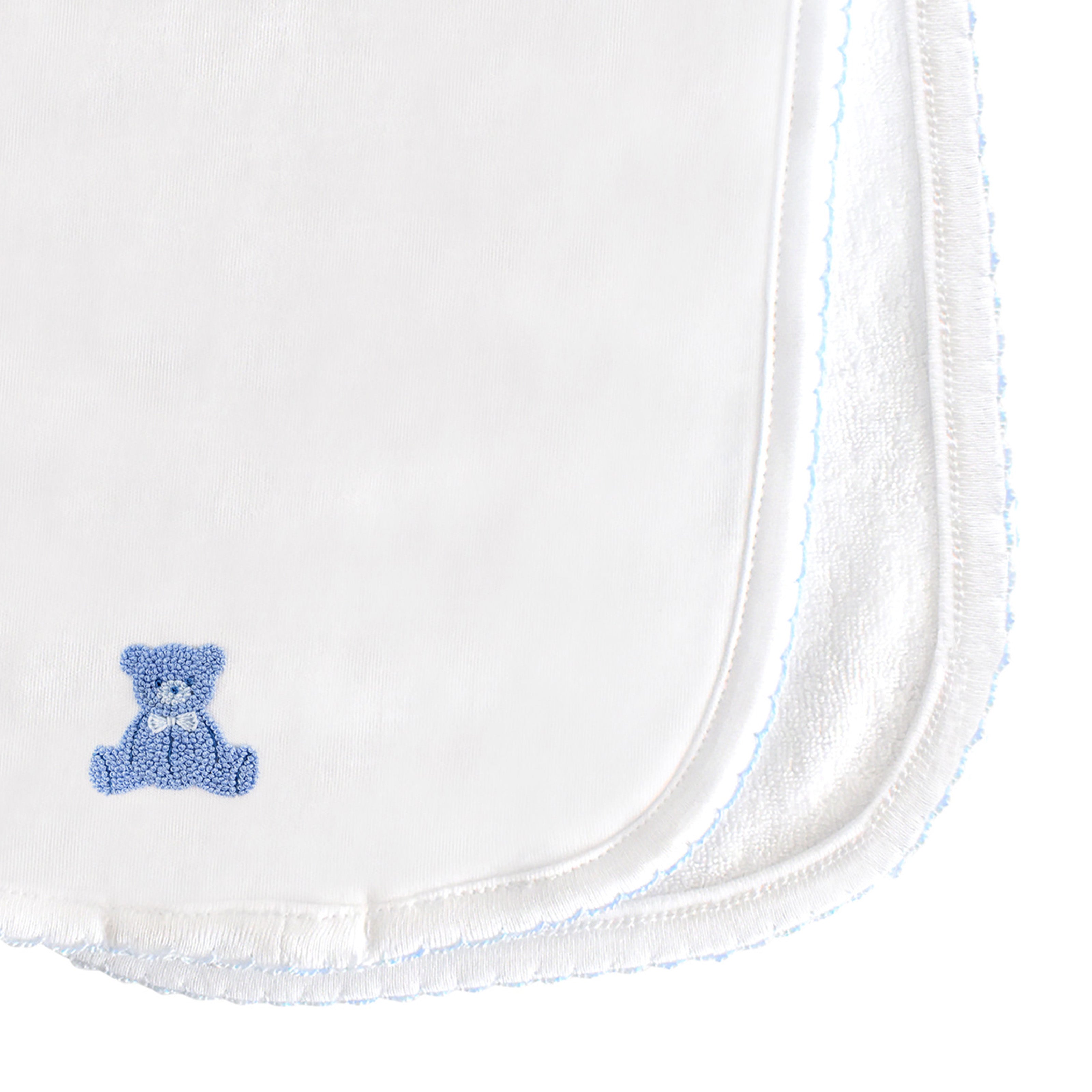 Teddy Bear Embroidery Burpie | Baby Boy