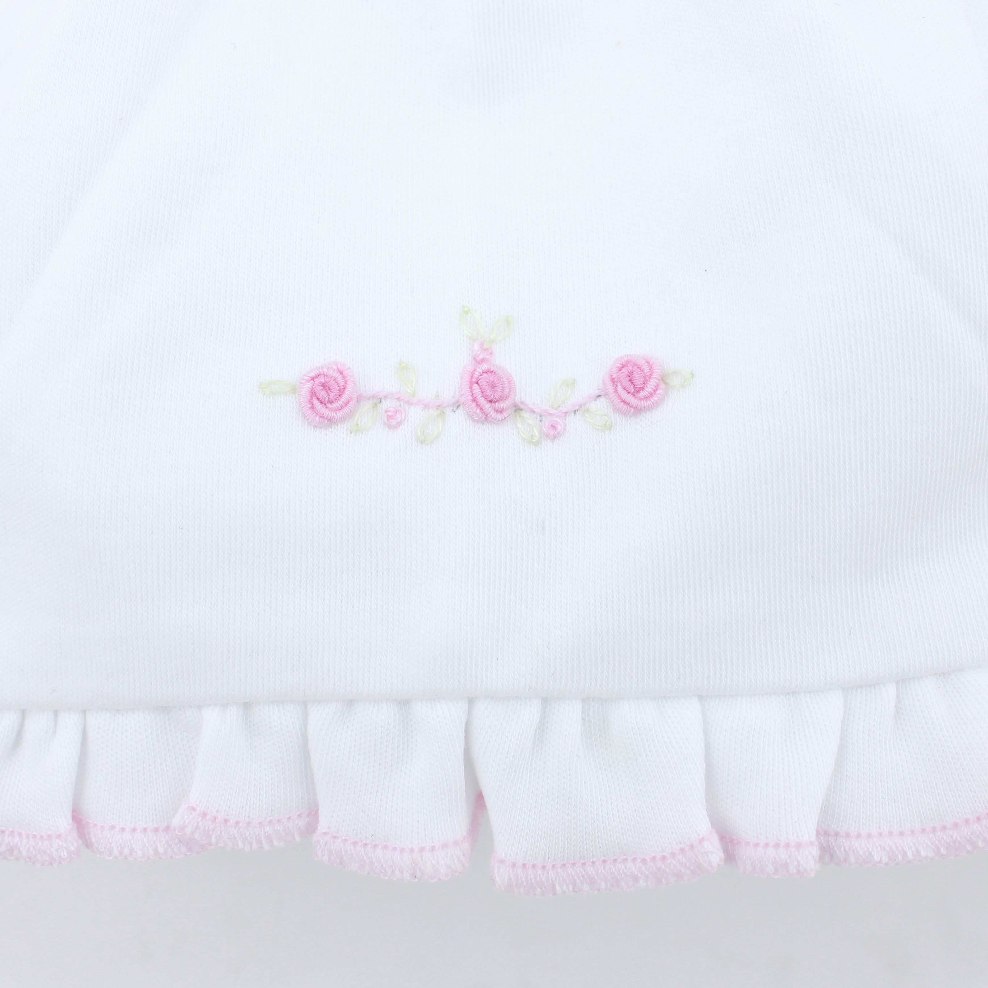 Roses Garden Embroidery Bonnet | Baby Girl