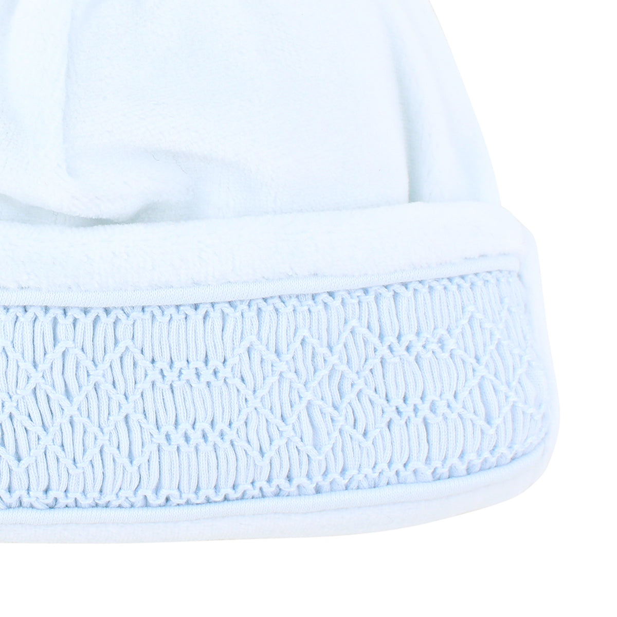 Smock Light blue Cotton Collection Hat | Baby Boy