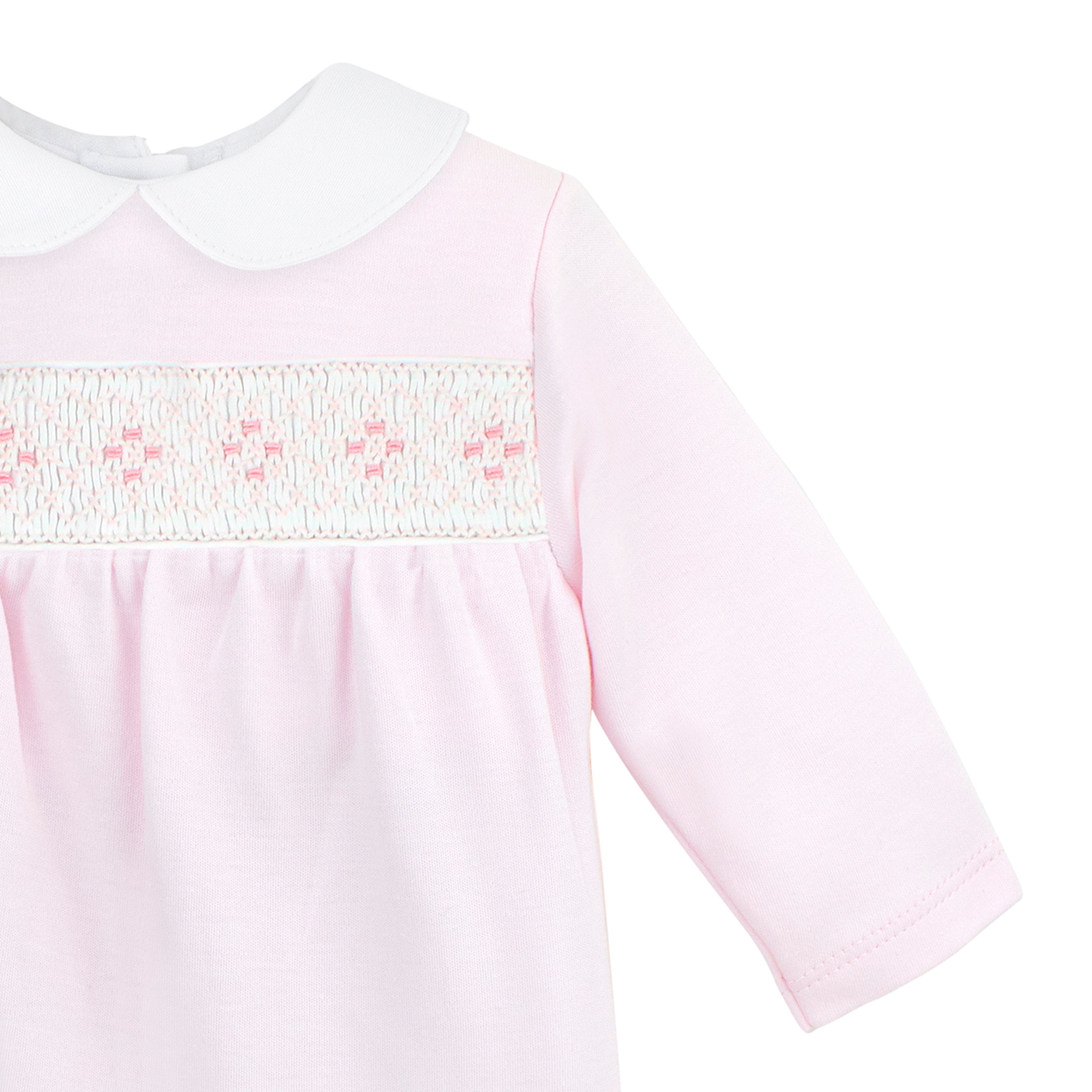 Collection Smock Embroidery Footie | Baby Girl