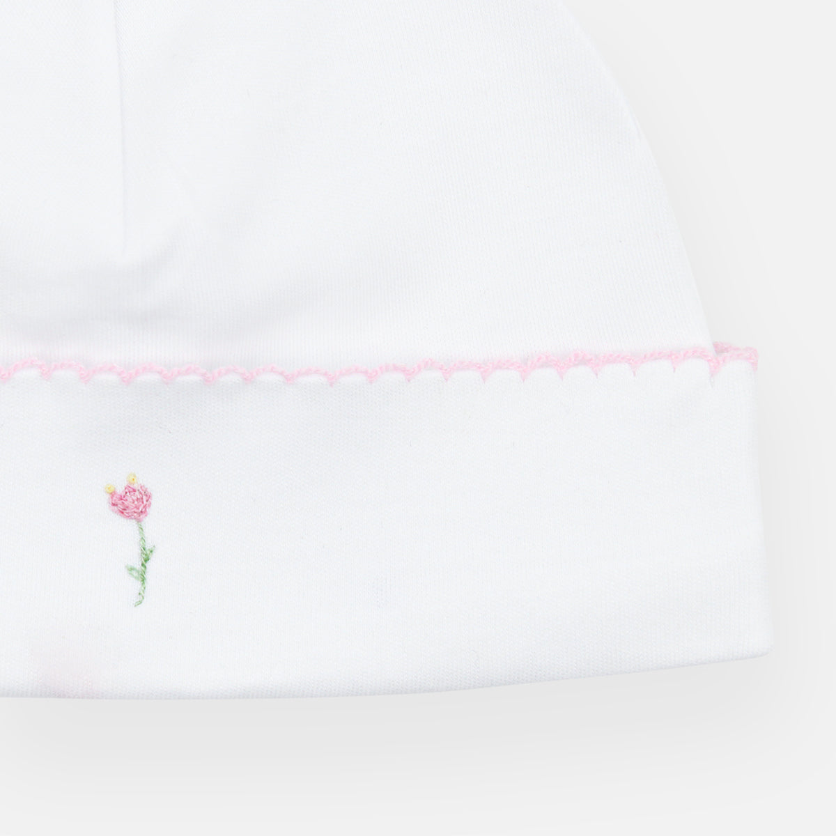 Tulip Flowers Embroidery Hat | Baby Girl