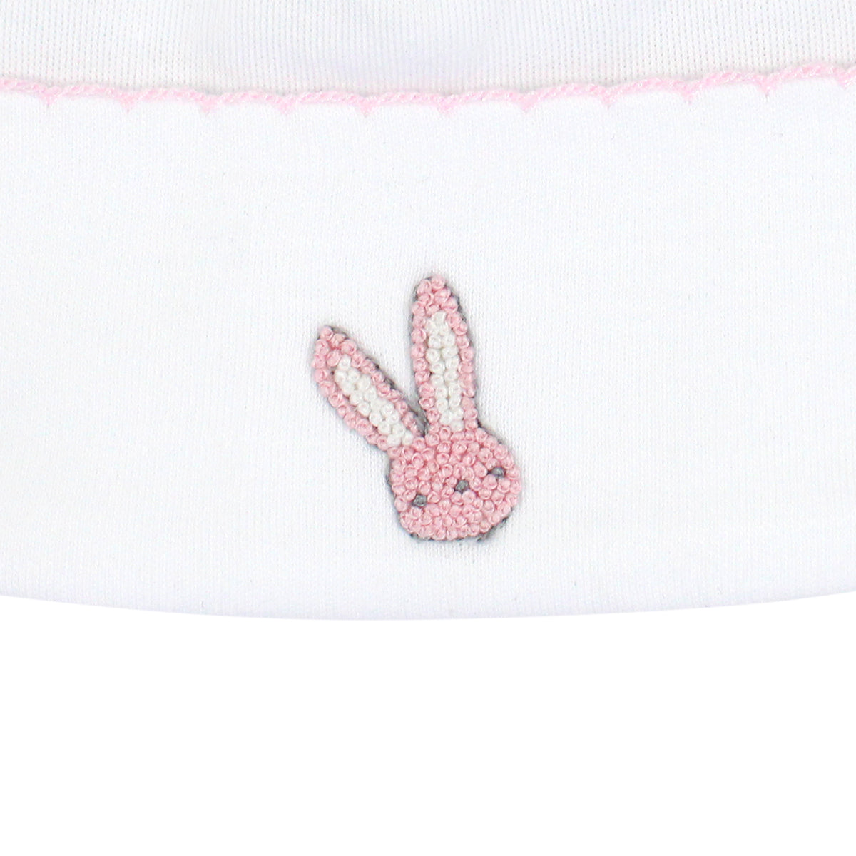 Rabbits Embroidery Hat | Baby Girl