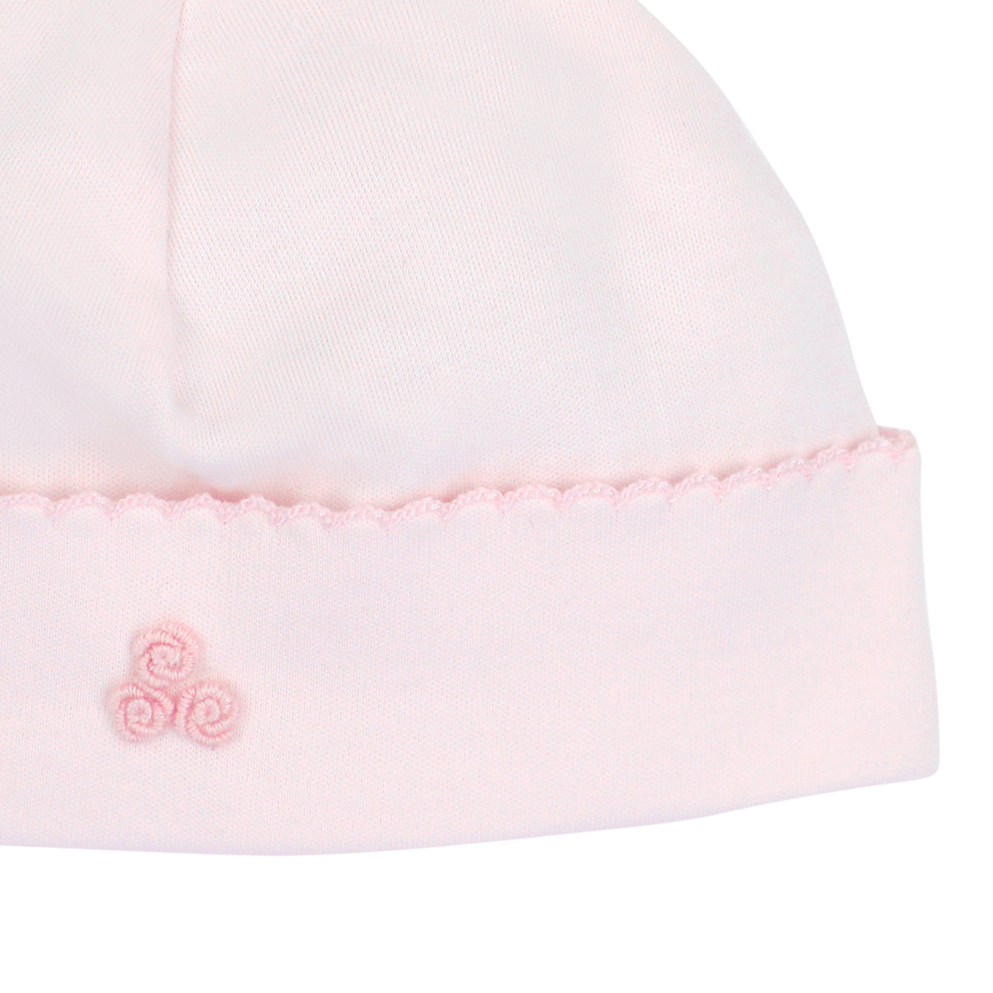 Sweet Roses Pink Embroidery Hat | Baby Girl