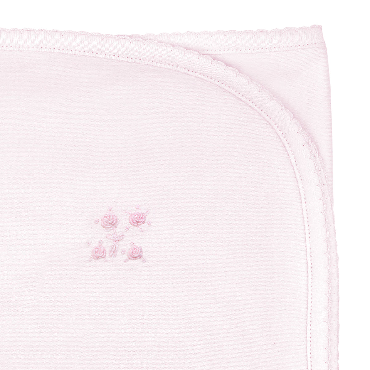 Sweet Roses  Embroidery  Blanket | Baby Girl