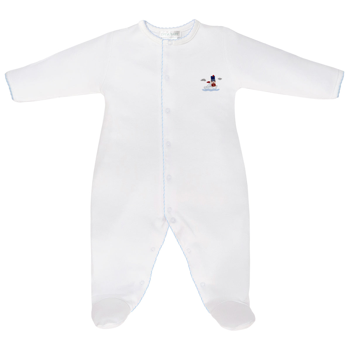 Tin Soldier Embroidery Footie |  Baby Boy
