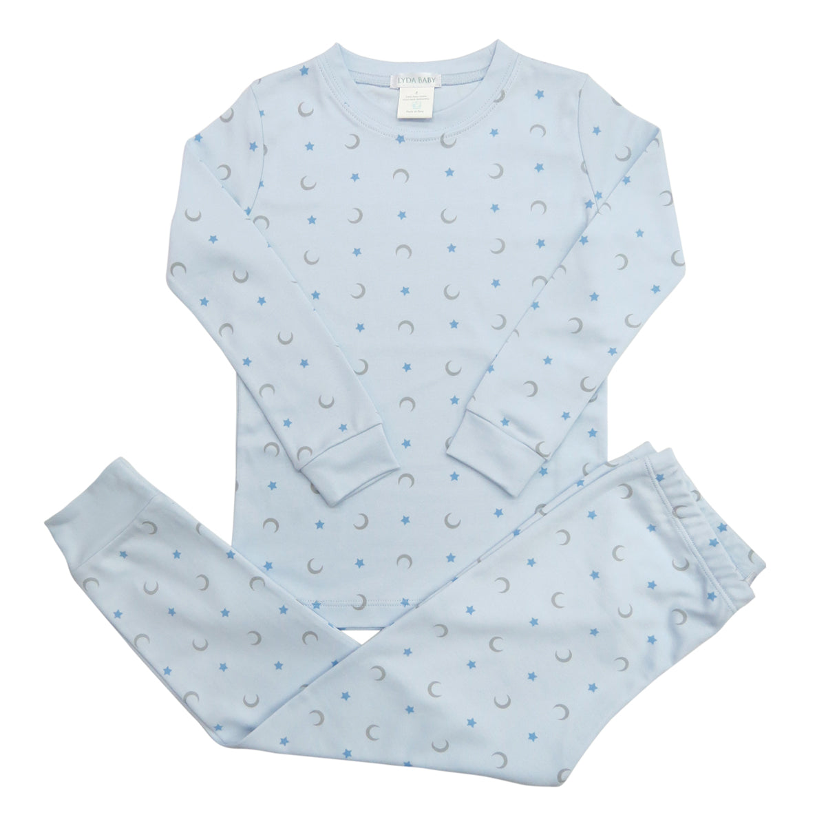 PIMA COTTON-MOON AND STARS PAJAMA