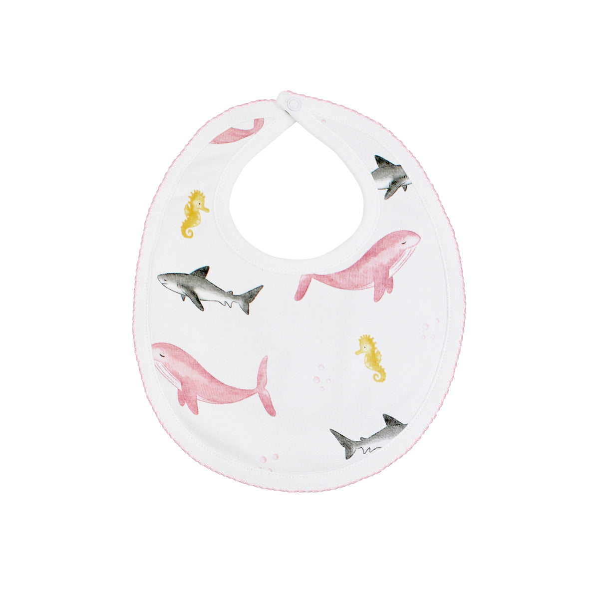 PIMA COTTON-SEA ANIMALS BIB