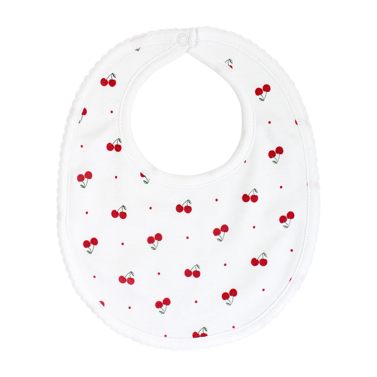 PIMA COTTON- CHERRIES BIB