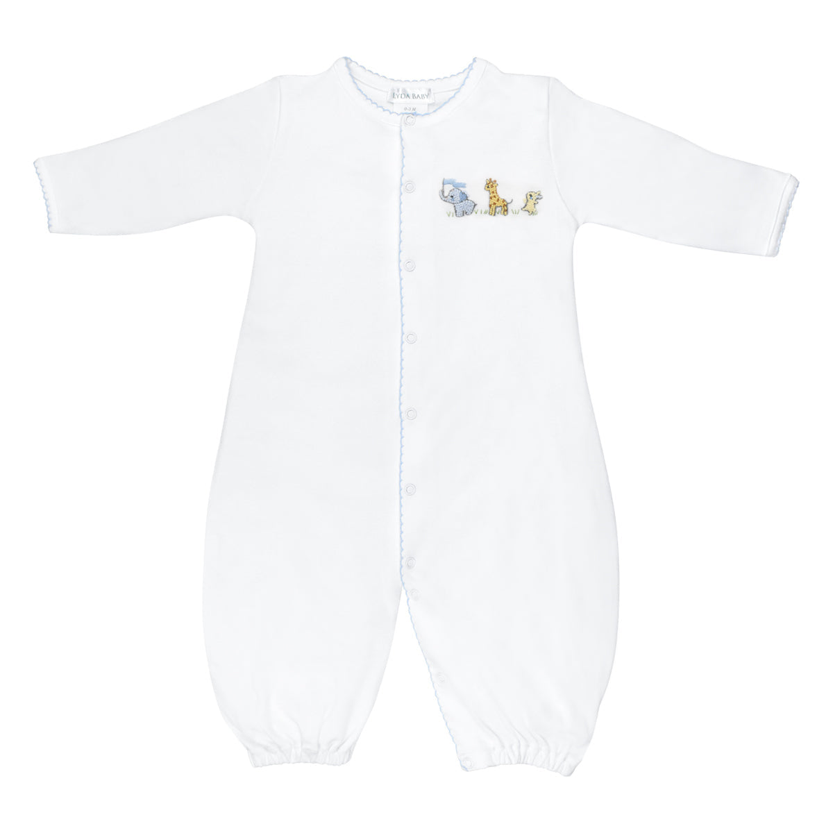 PIMA COTTON BABY ANIMALS EMBROIDERY CONVERTER BOY