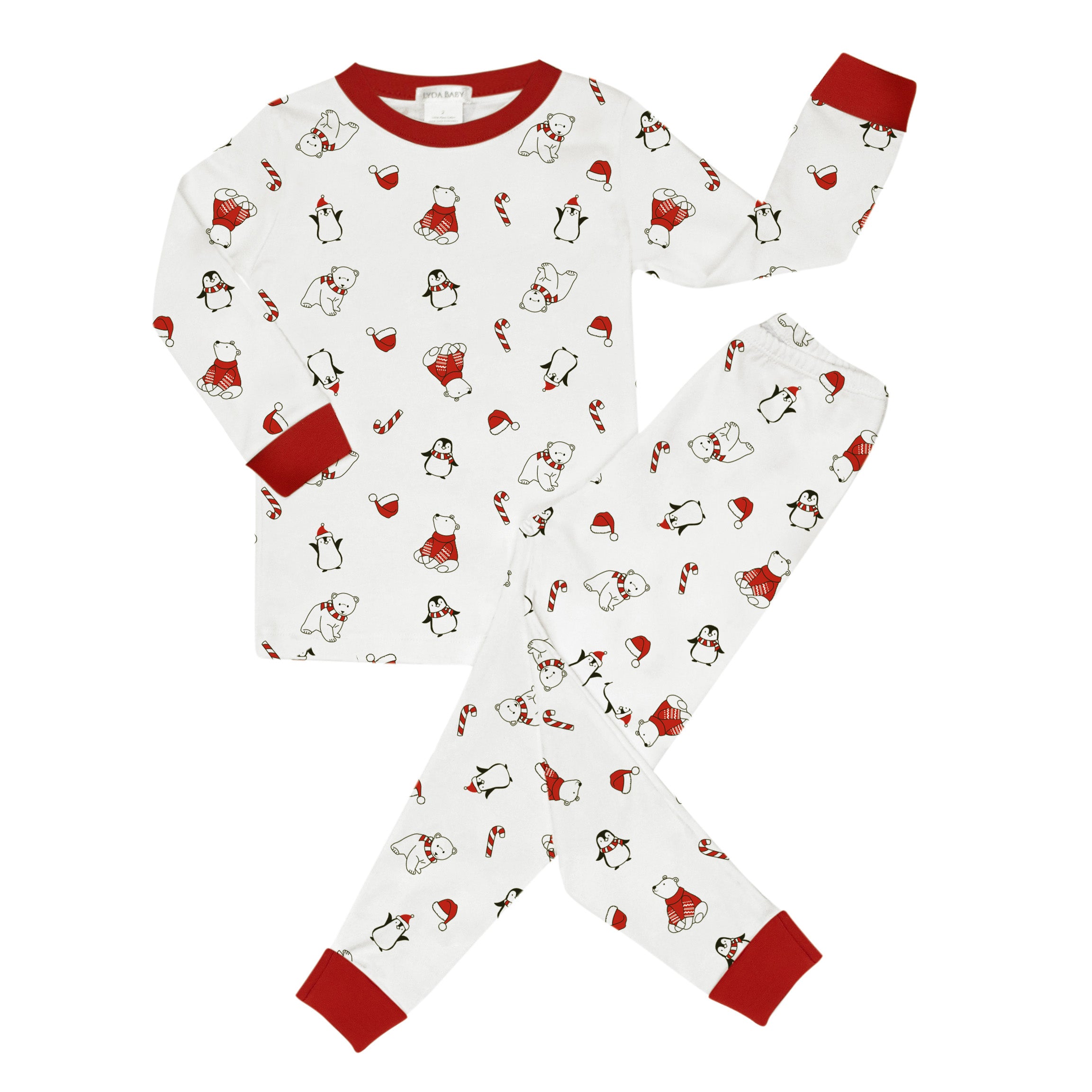 PIMA COTTON Christmas Animals Printed Pajamas