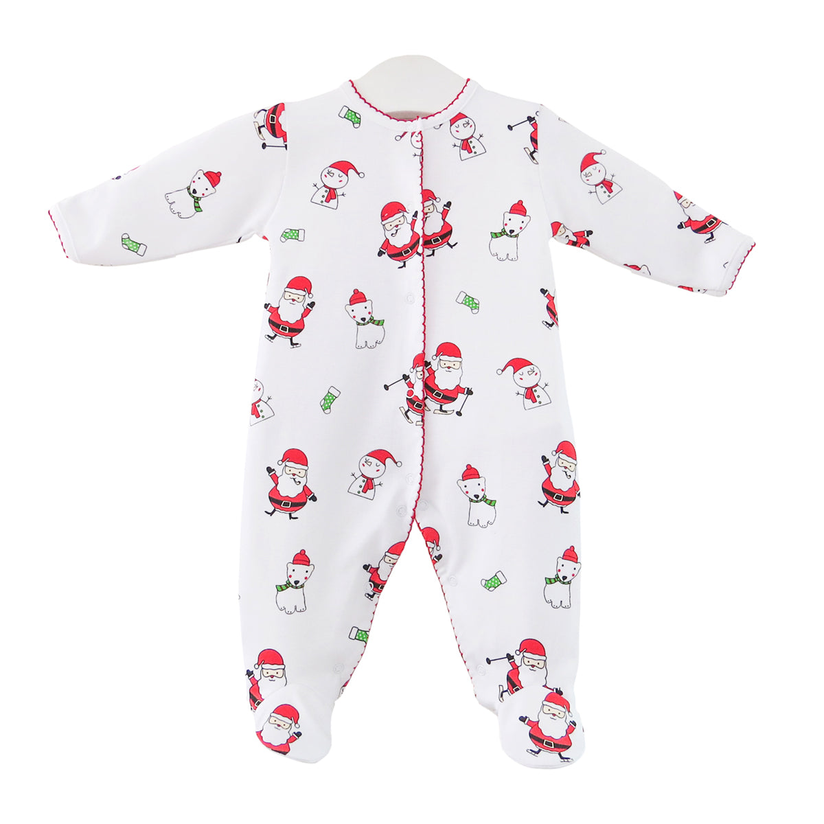 PIMA COTTON Christmas Printed Footie Unisex