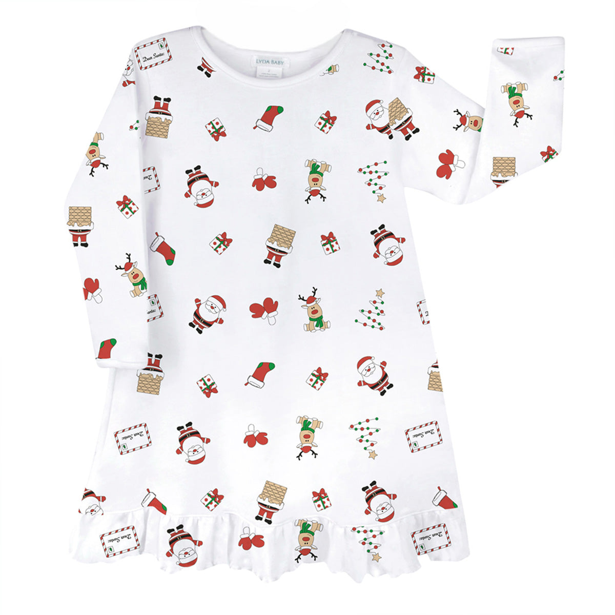 PIMA COTTON Dear Santa Dress Pajamas