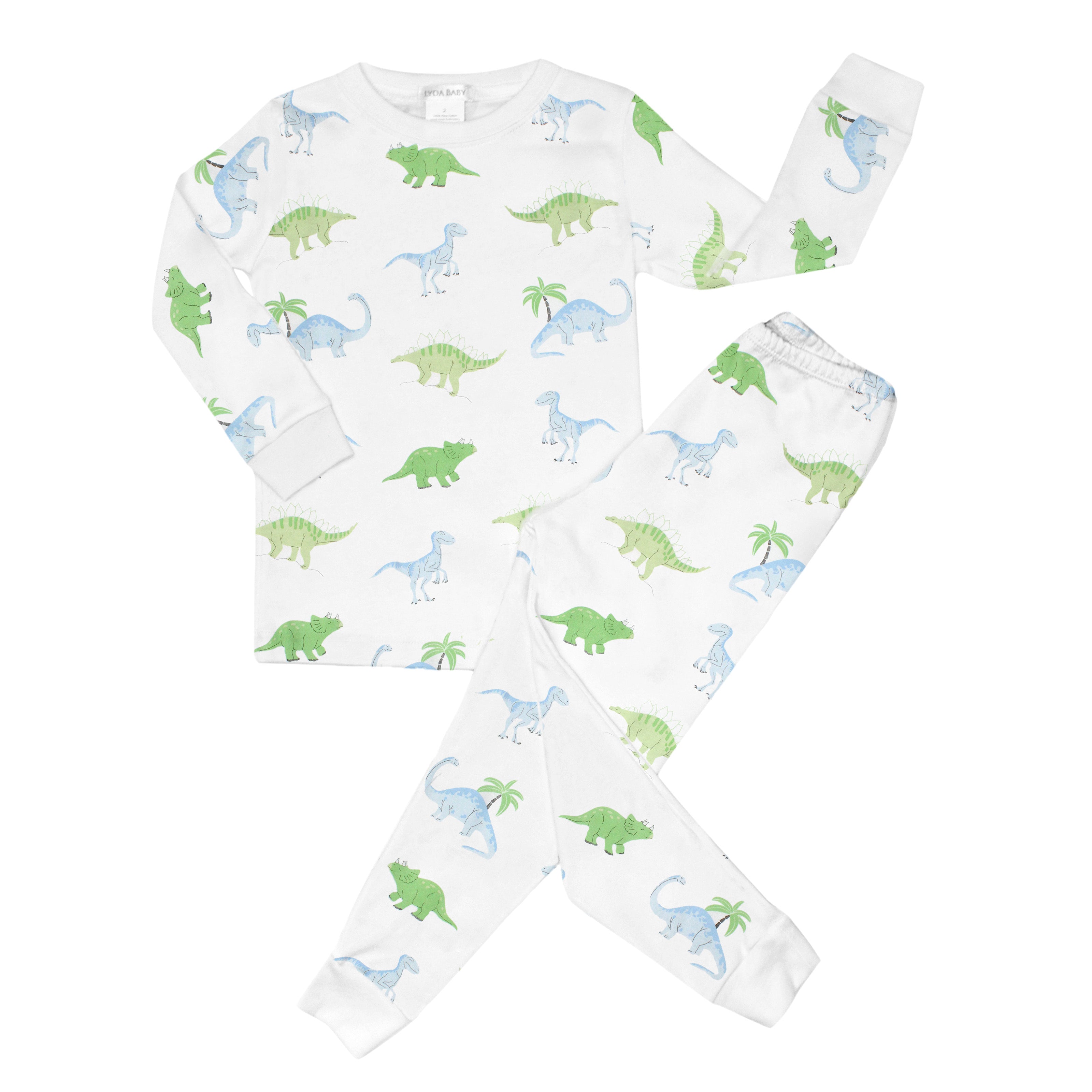 PIMA COTTON Friendly Dinos Printed Pajama