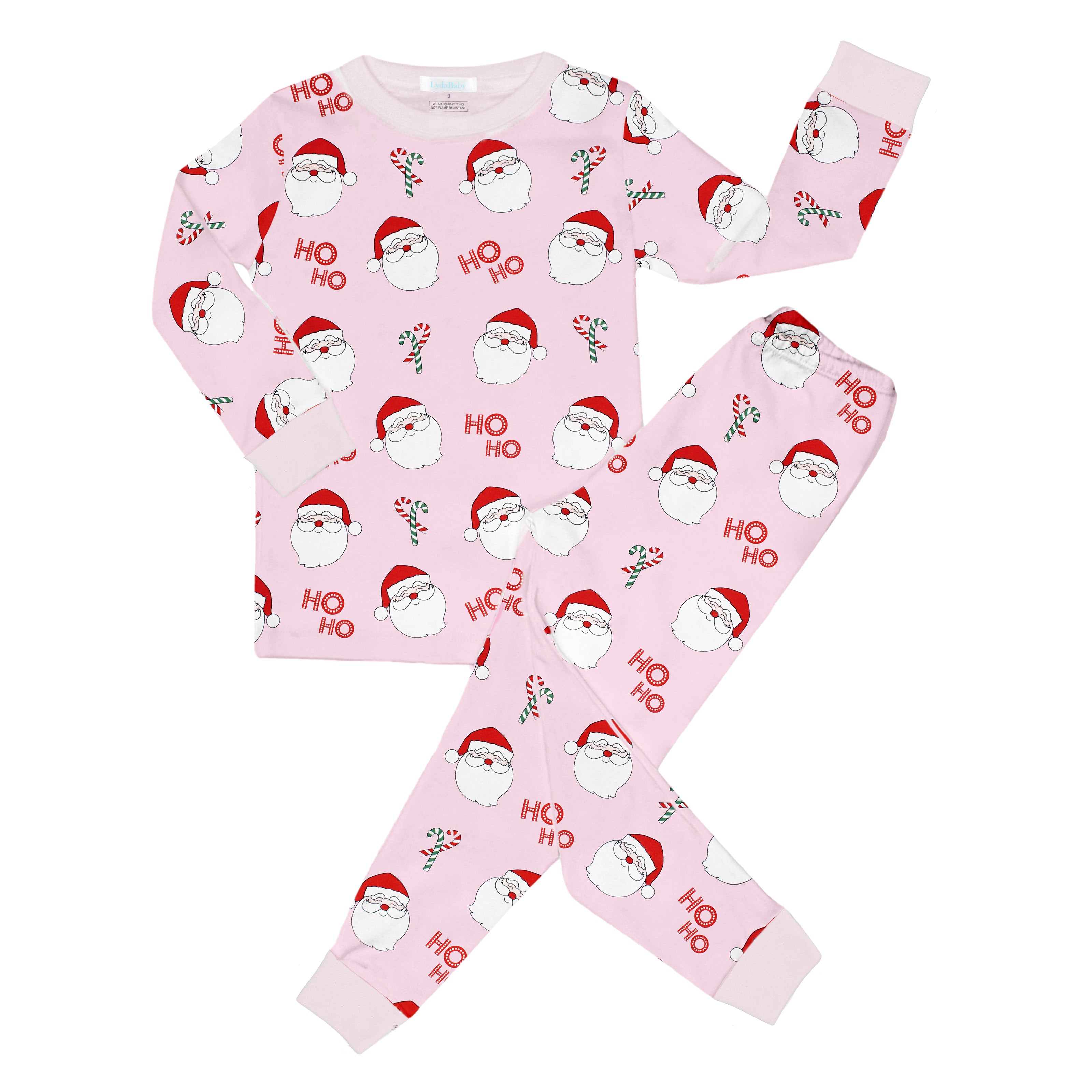 PIMA COTTON Jolly Santa Printed Pajama