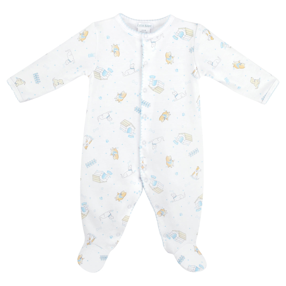 PIMA COTTON PUPPIES WORLD PRINTED FOOTIE 