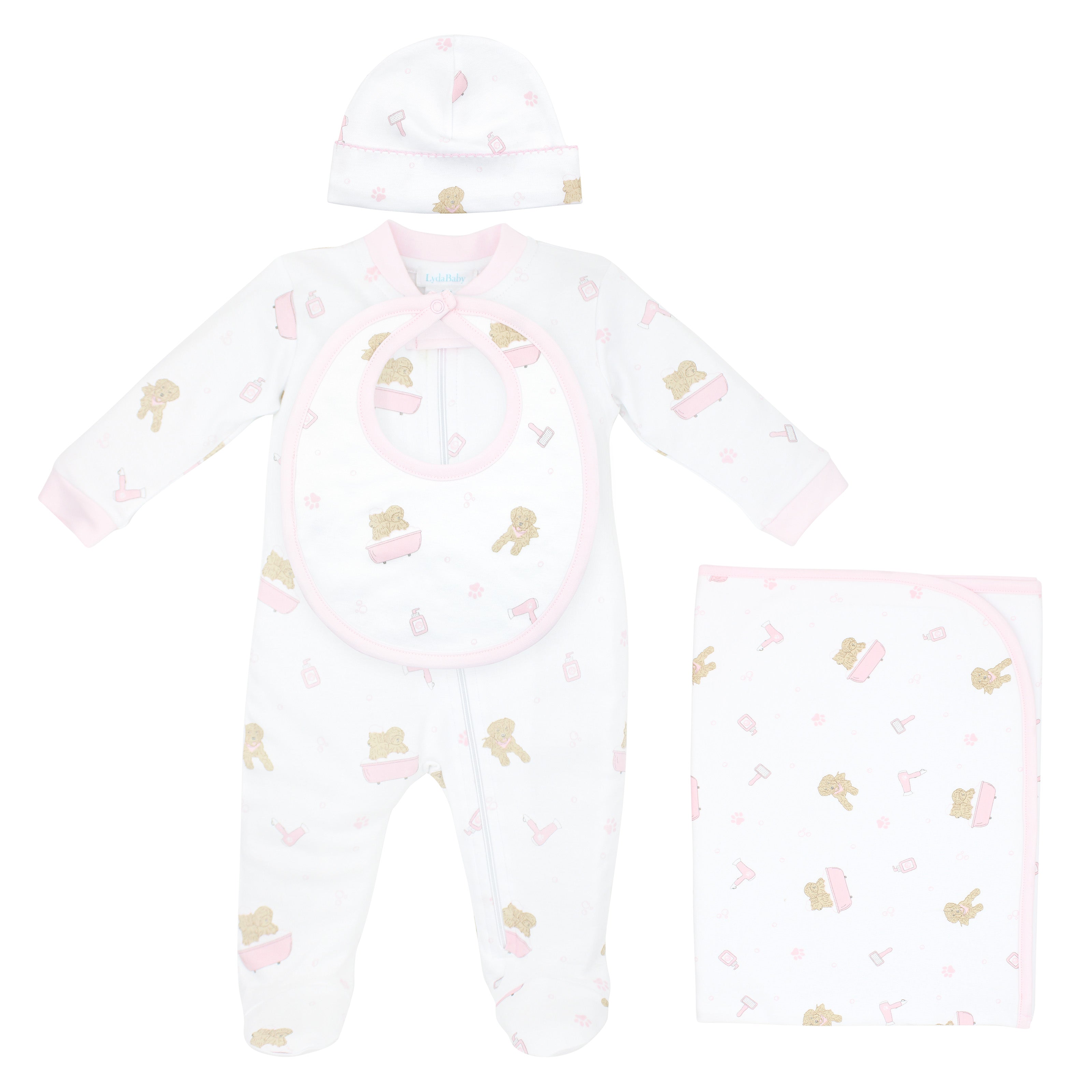 PIMA COTTON Pet Spa Printed Set 4 Pieces